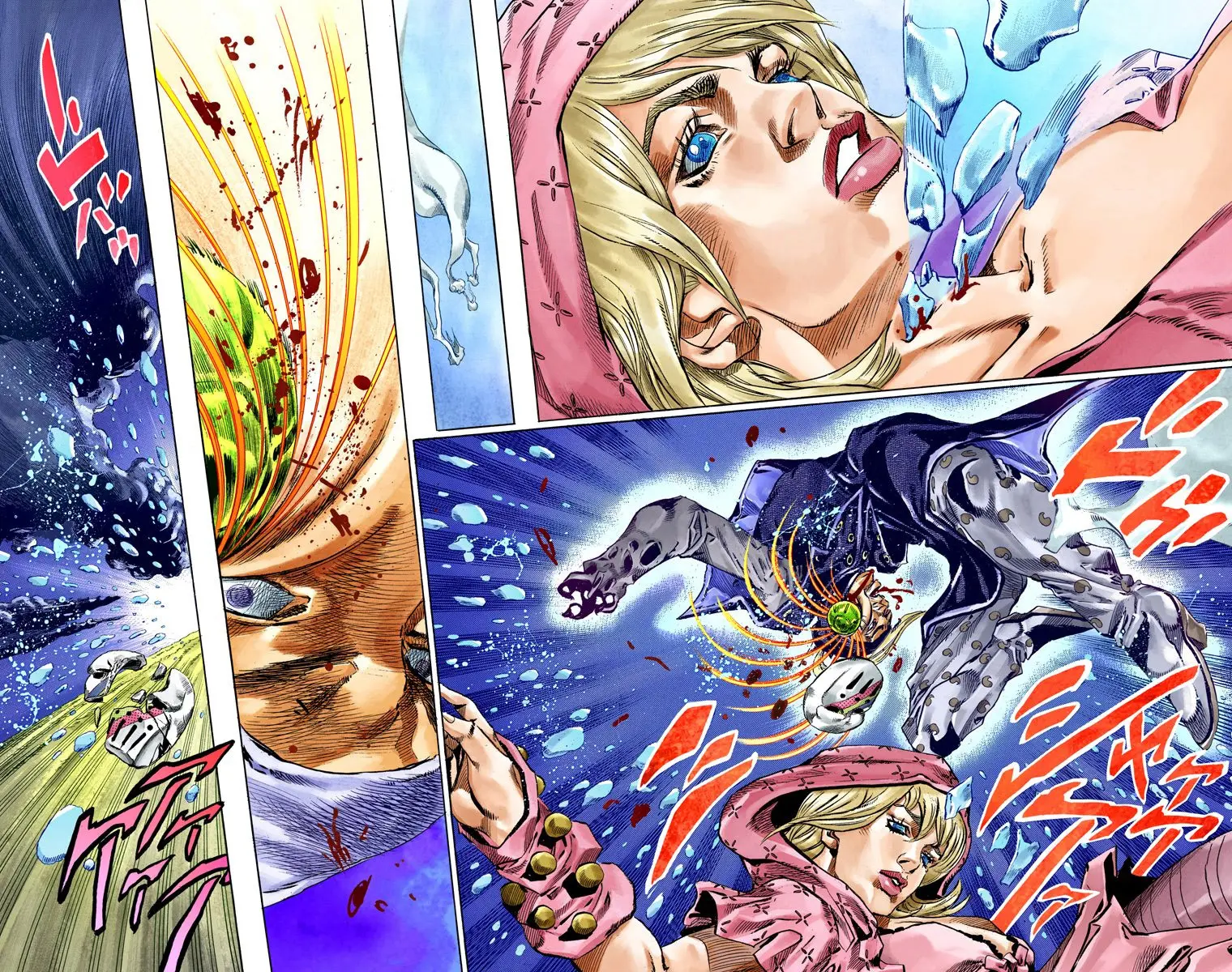 JoJo's Bizarre Adventure Steel Ball Run Colored Manga β Chapter 39 β Page 45