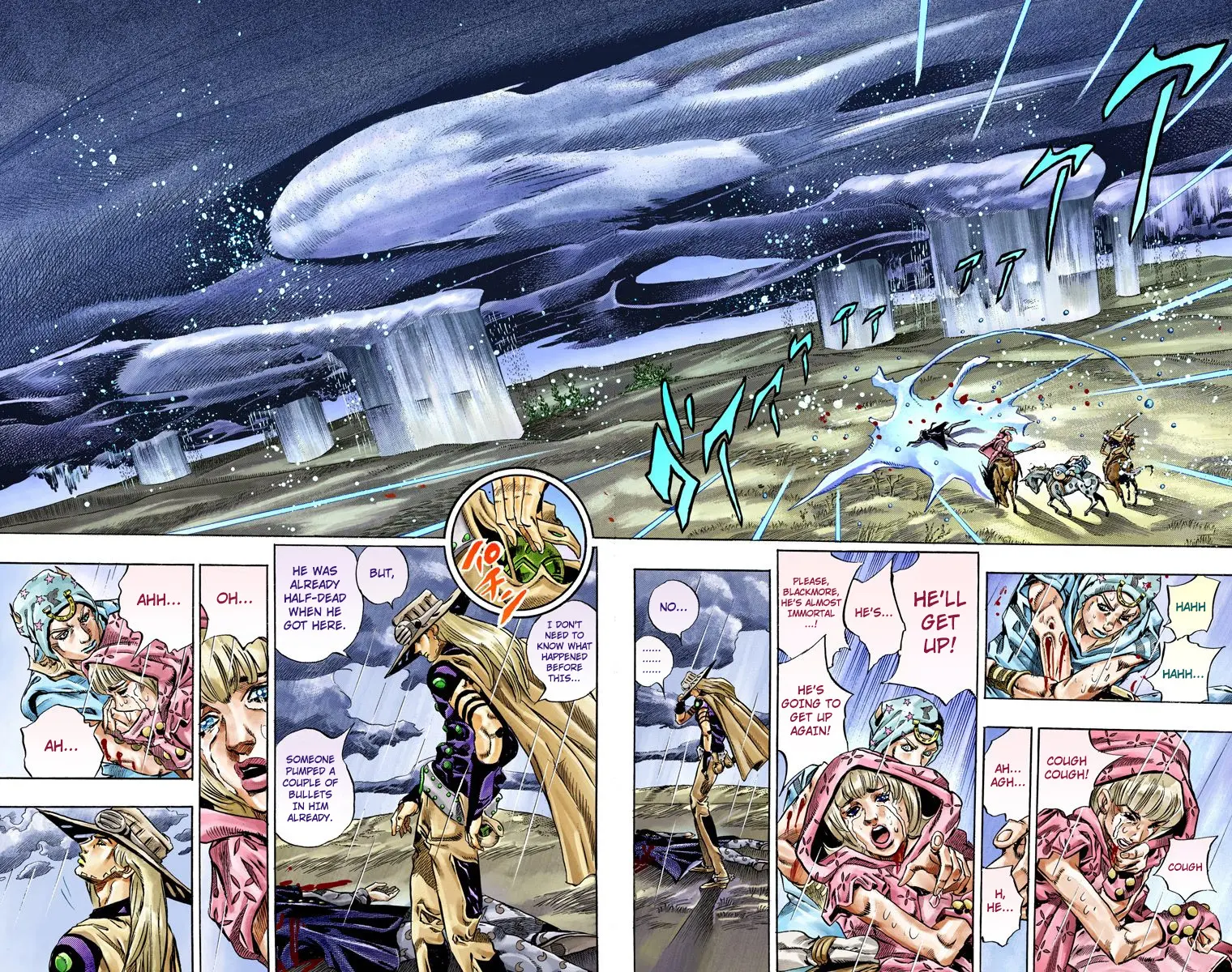 JoJo's Bizarre Adventure Steel Ball Run Colored Manga β Chapter 39 β Page 46
