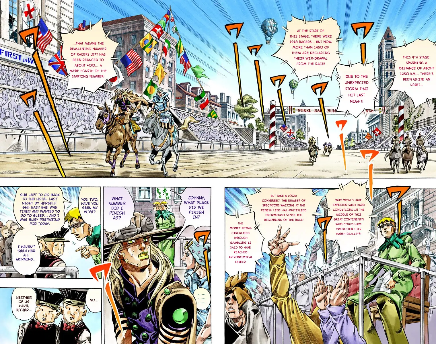 JoJo's Bizarre Adventure Steel Ball Run Colored Manga β Chapter 40 β Page 5