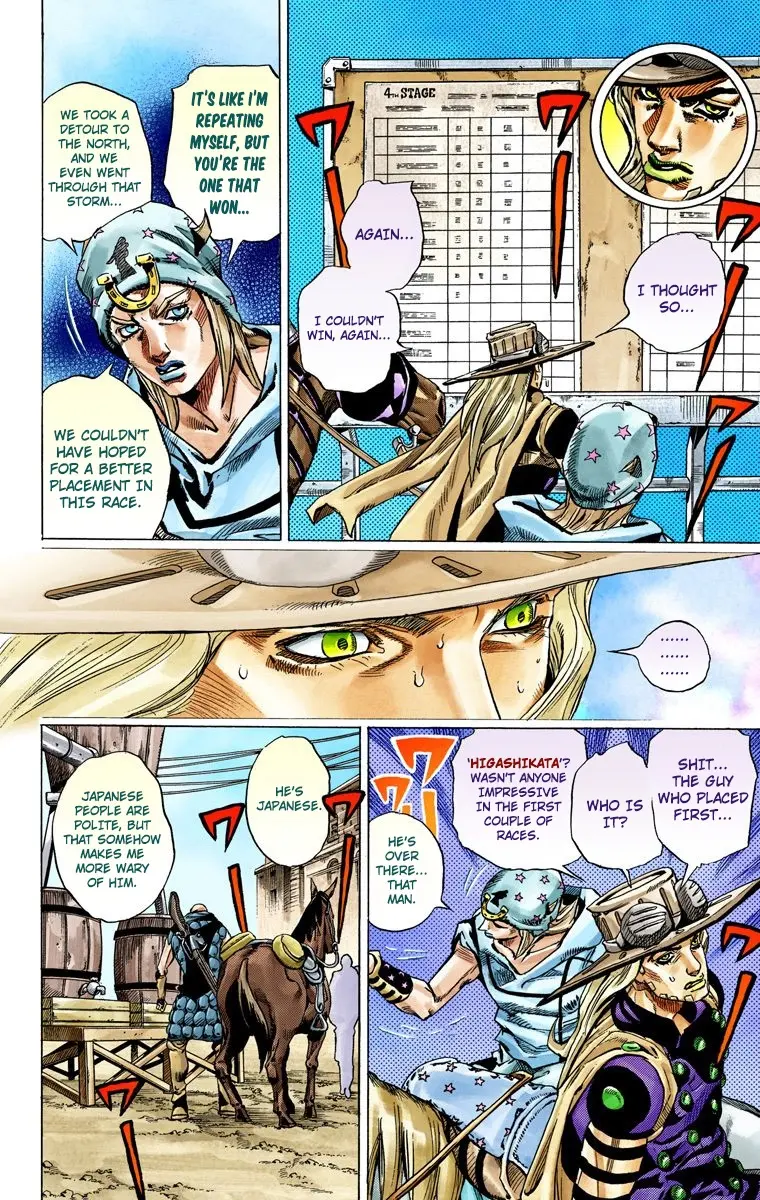 JoJo's Bizarre Adventure Steel Ball Run Colored Manga β Chapter 40 β Page 9