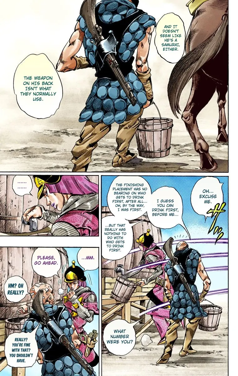 JoJo's Bizarre Adventure Steel Ball Run Colored Manga β Chapter 40 β Page 10