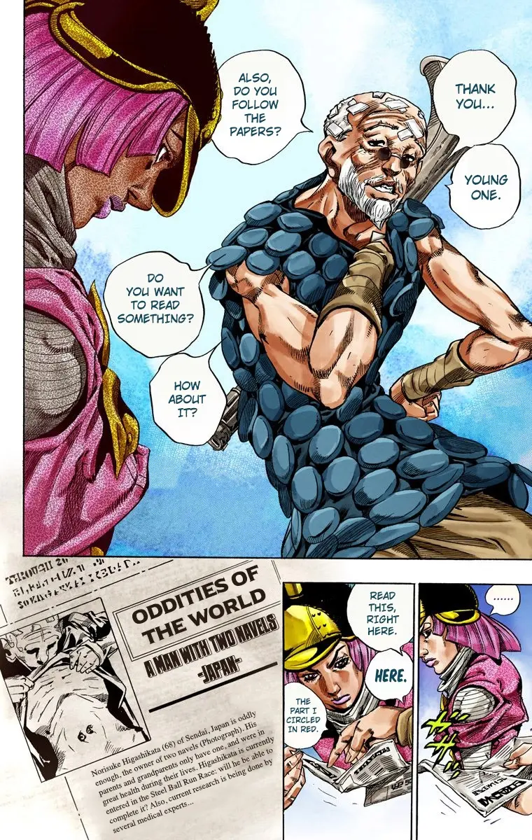 JoJo's Bizarre Adventure Steel Ball Run Colored Manga β Chapter 40 β Page 11
