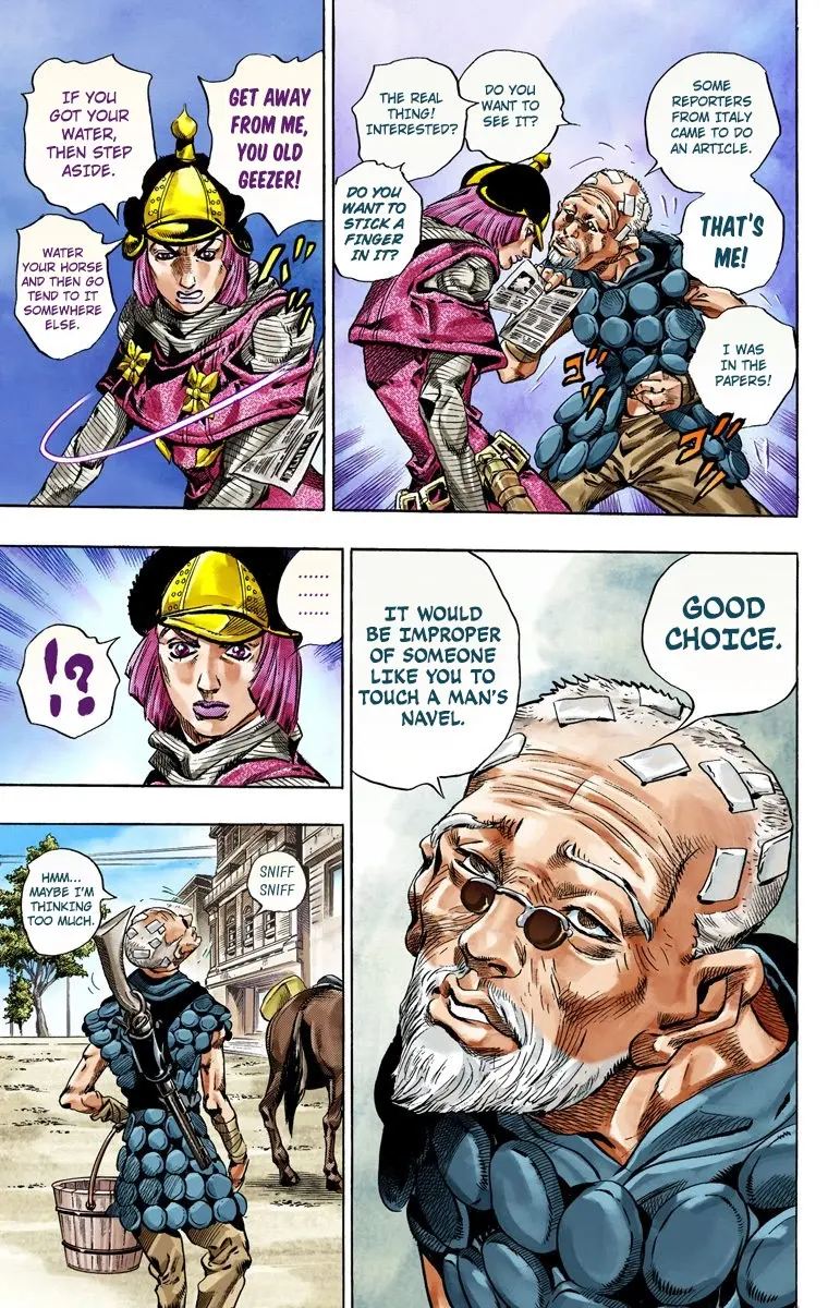 JoJo's Bizarre Adventure Steel Ball Run Colored Manga β Chapter 40 β Page 12