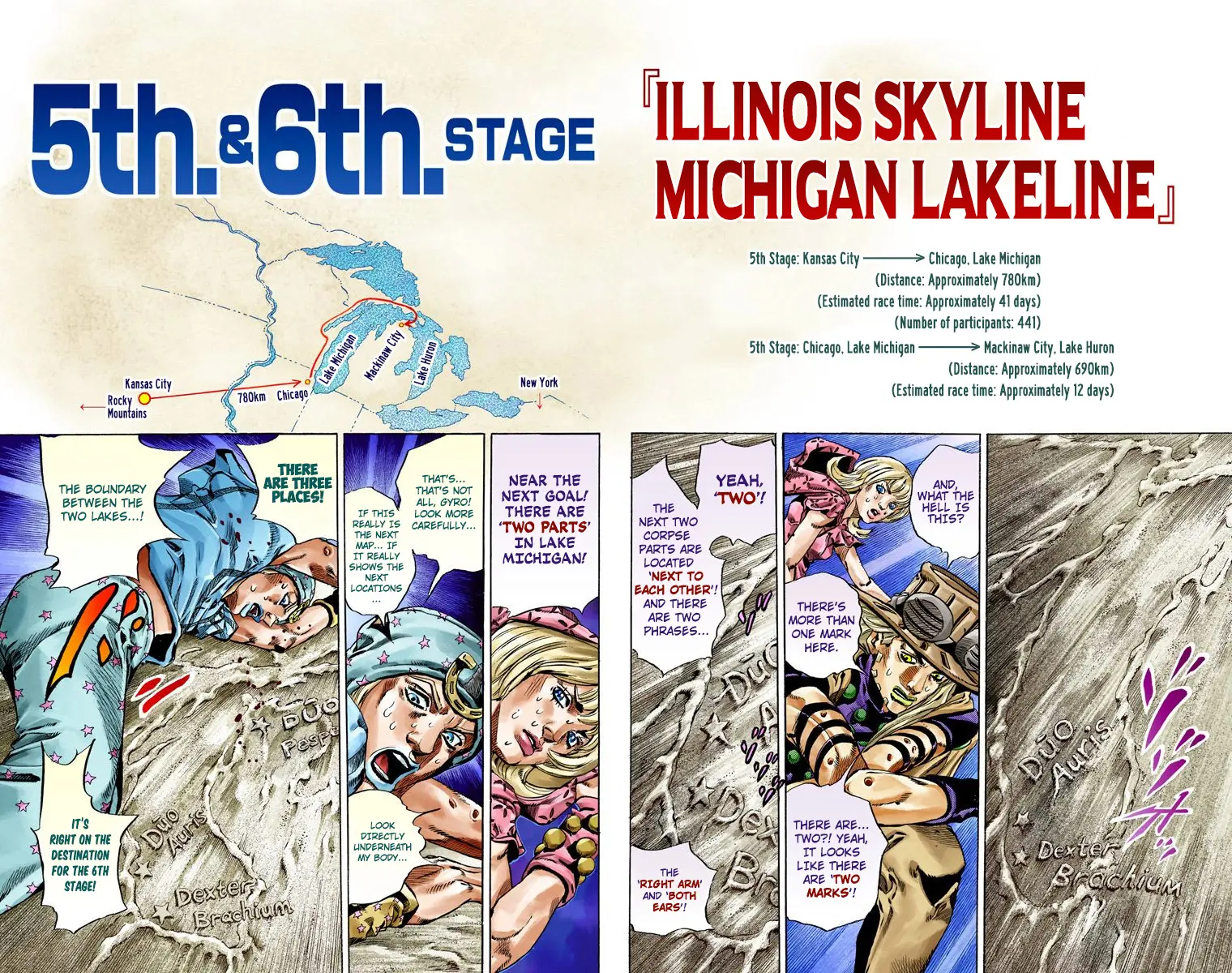 JoJo's Bizarre Adventure Steel Ball Run Colored Manga β Chapter 40 β Page 19
