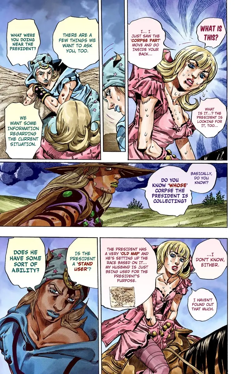 JoJo's Bizarre Adventure Steel Ball Run Colored Manga β Chapter 40 β Page 21
