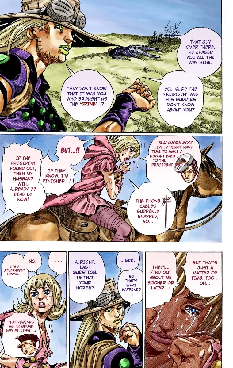 JoJo's Bizarre Adventure Steel Ball Run Colored Manga β Chapter 40 β Page 23