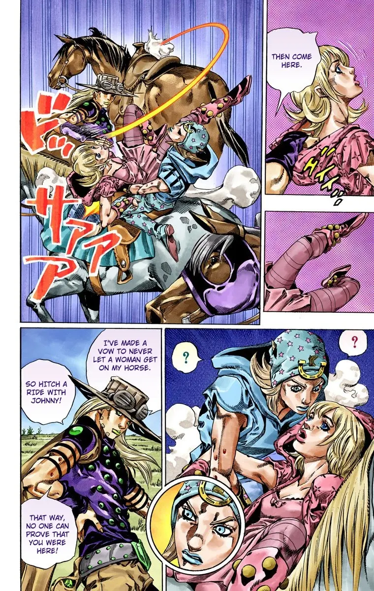 JoJo's Bizarre Adventure Steel Ball Run Colored Manga β Chapter 40 β Page 24