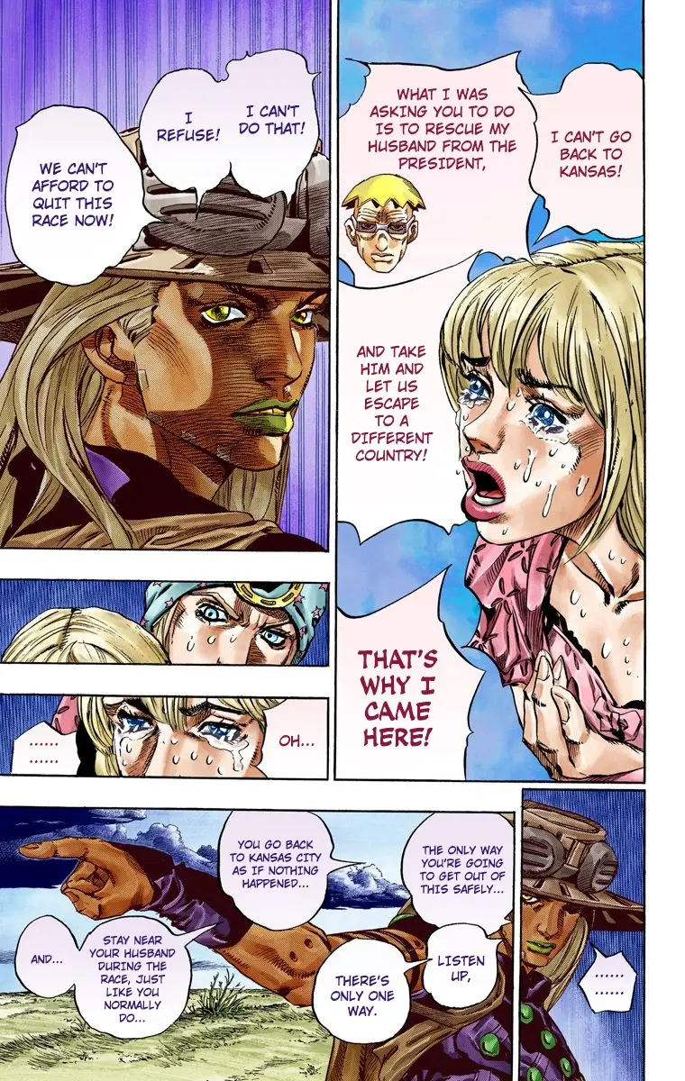 JoJo's Bizarre Adventure Steel Ball Run Colored Manga β Chapter 40 β Page 27