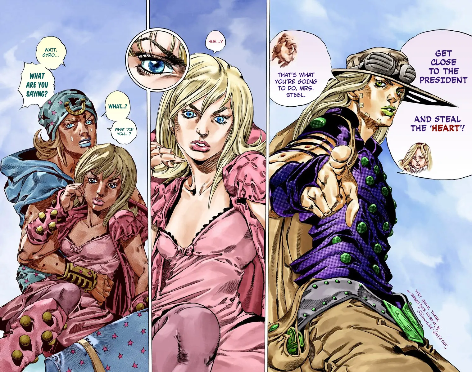 JoJo's Bizarre Adventure Steel Ball Run Colored Manga β Chapter 40 β Page 28