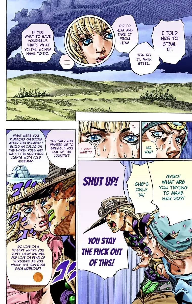 JoJo's Bizarre Adventure Steel Ball Run Colored Manga β Chapter 40 β Page 29