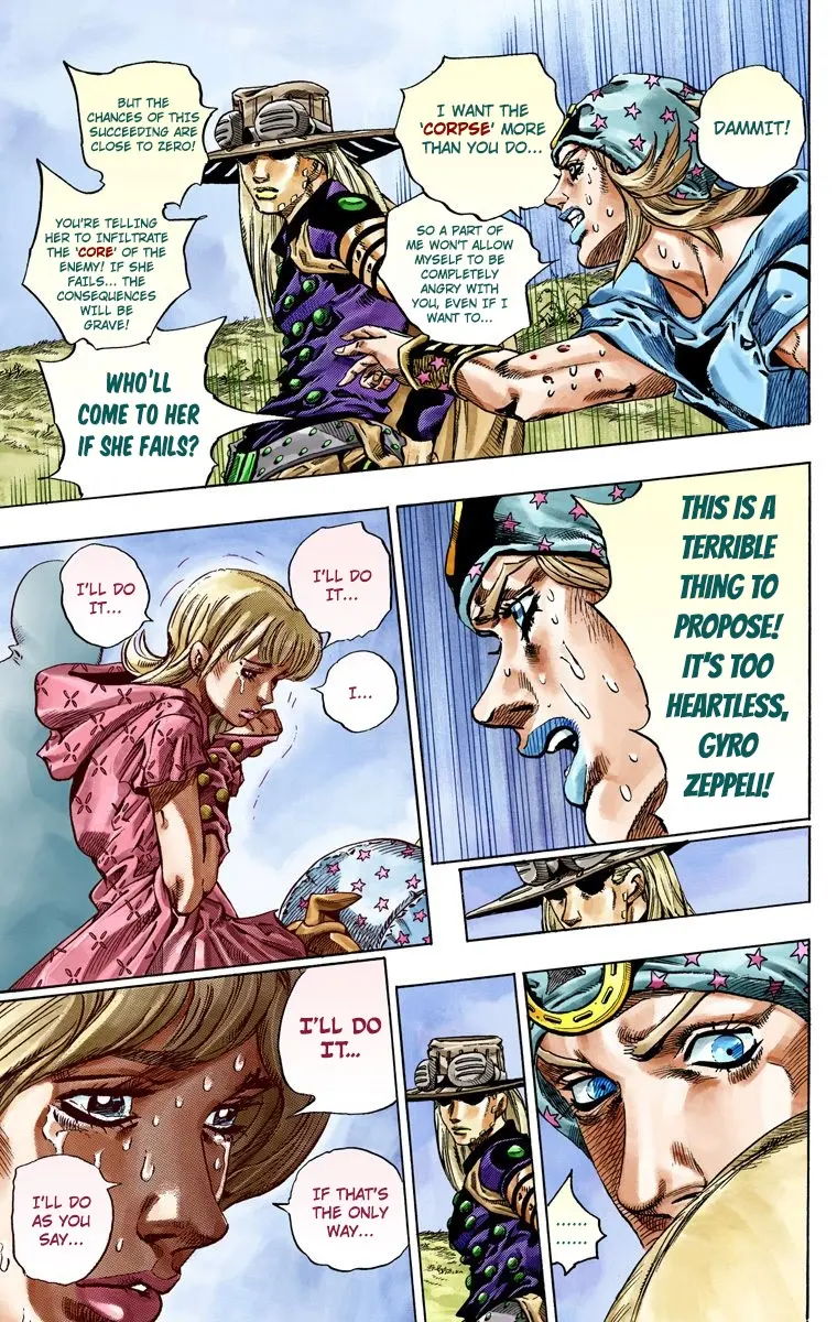 JoJo's Bizarre Adventure Steel Ball Run Colored Manga β Chapter 40 β Page 32