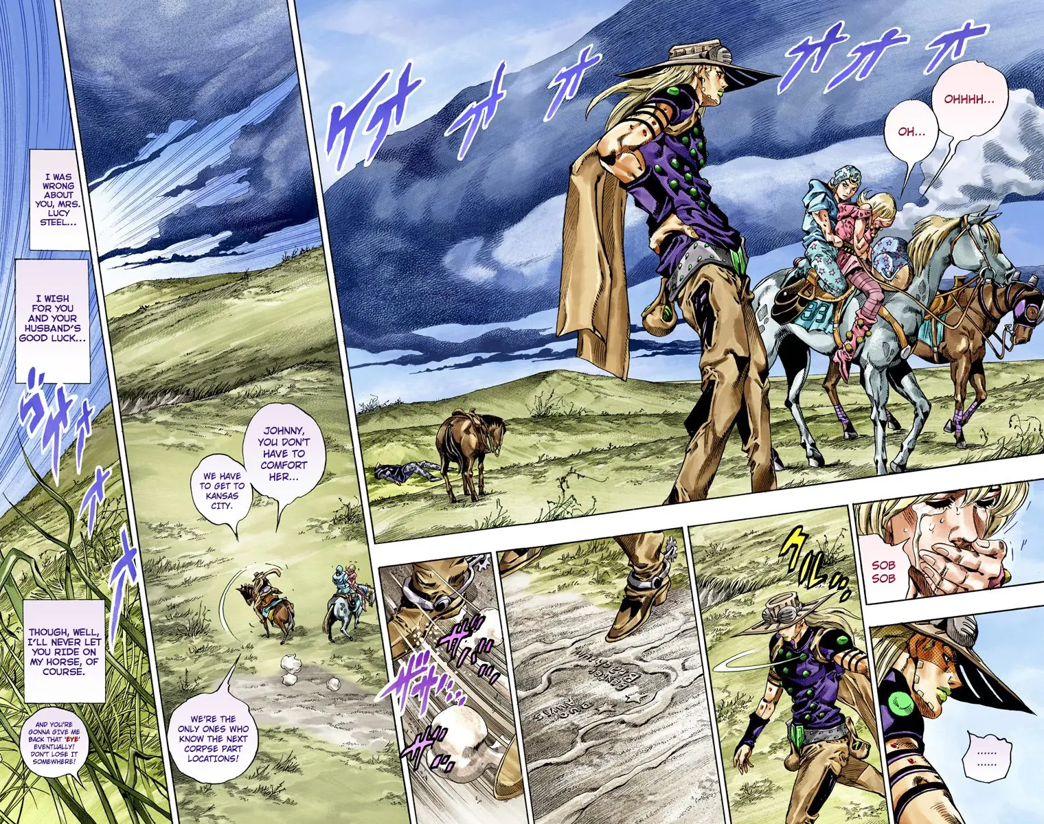 JoJo's Bizarre Adventure Steel Ball Run Colored Manga β Chapter 40 β Page 33