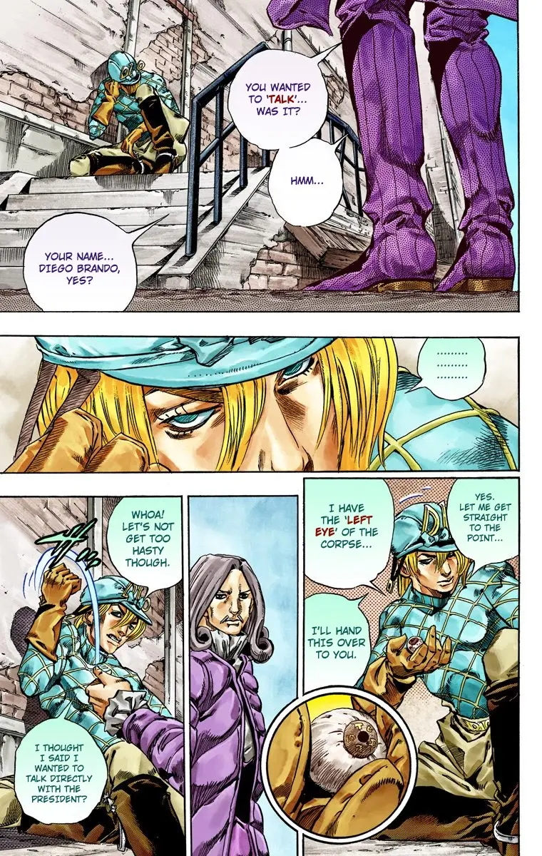 JoJo's Bizarre Adventure Steel Ball Run Colored Manga β Chapter 40 β Page 35