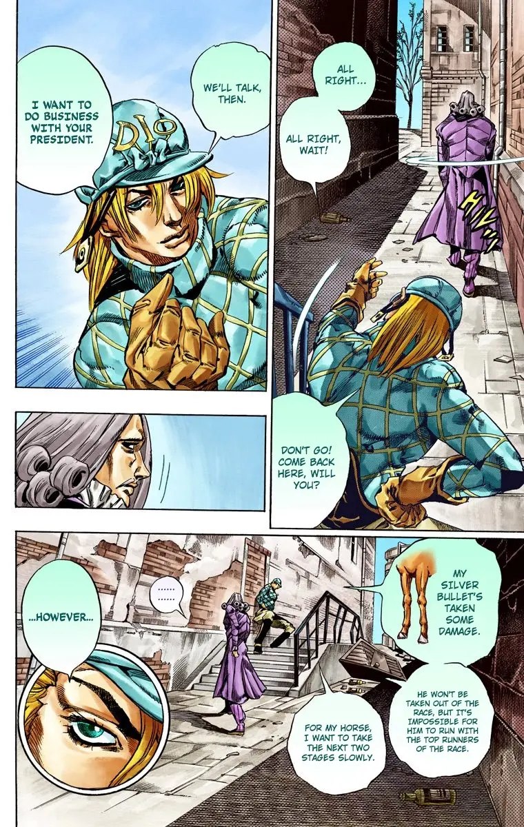 JoJo's Bizarre Adventure Steel Ball Run Colored Manga β Chapter 40 β Page 36