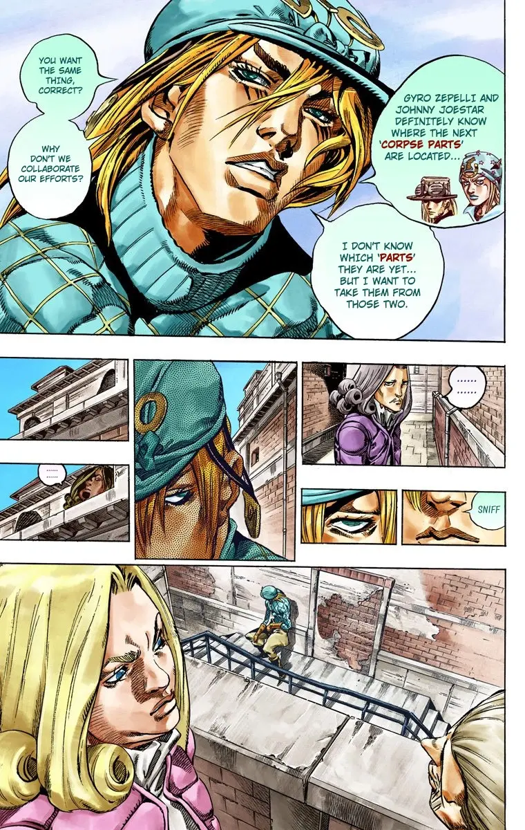 JoJo's Bizarre Adventure Steel Ball Run Colored Manga β Chapter 40 β Page 37
