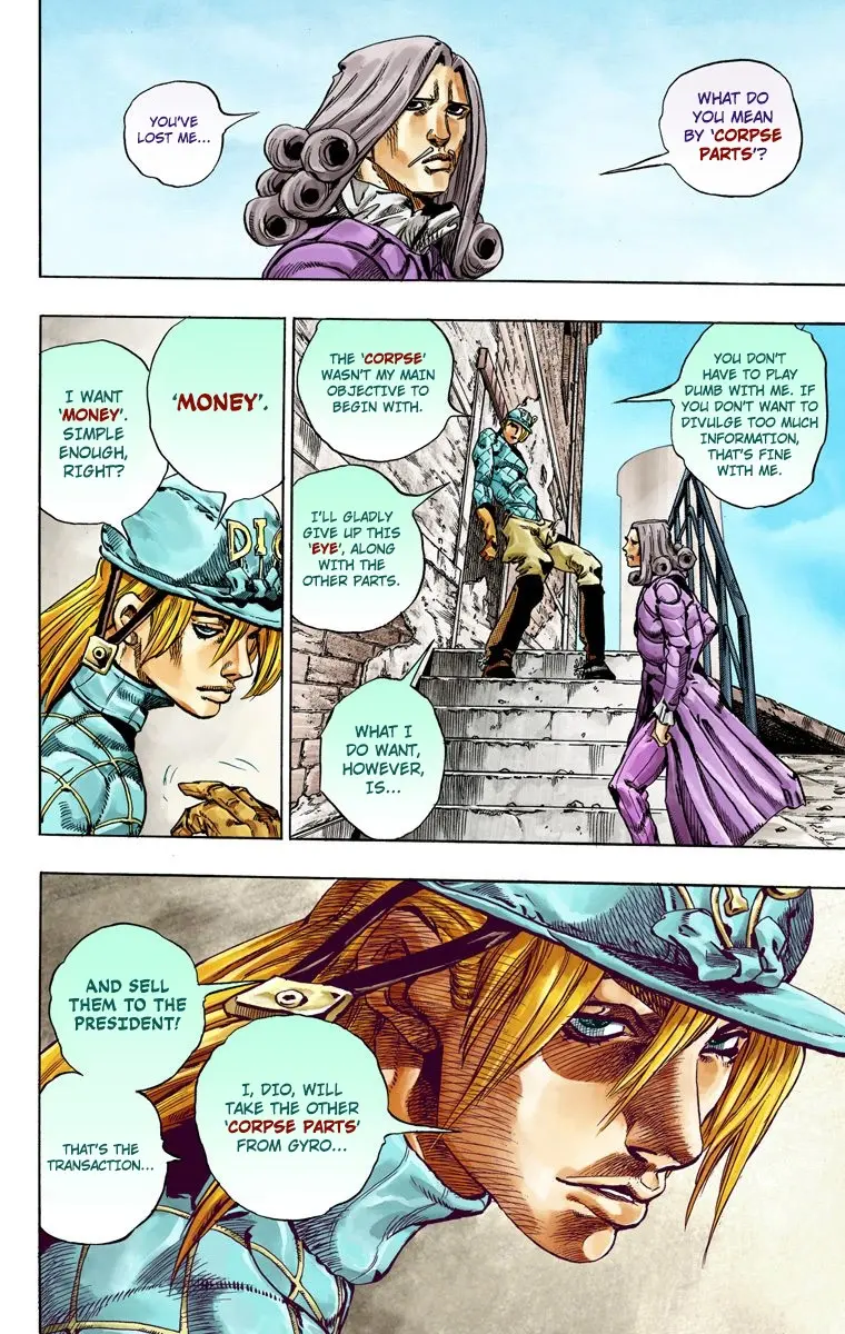 JoJo's Bizarre Adventure Steel Ball Run Colored Manga β Chapter 40 β Page 38