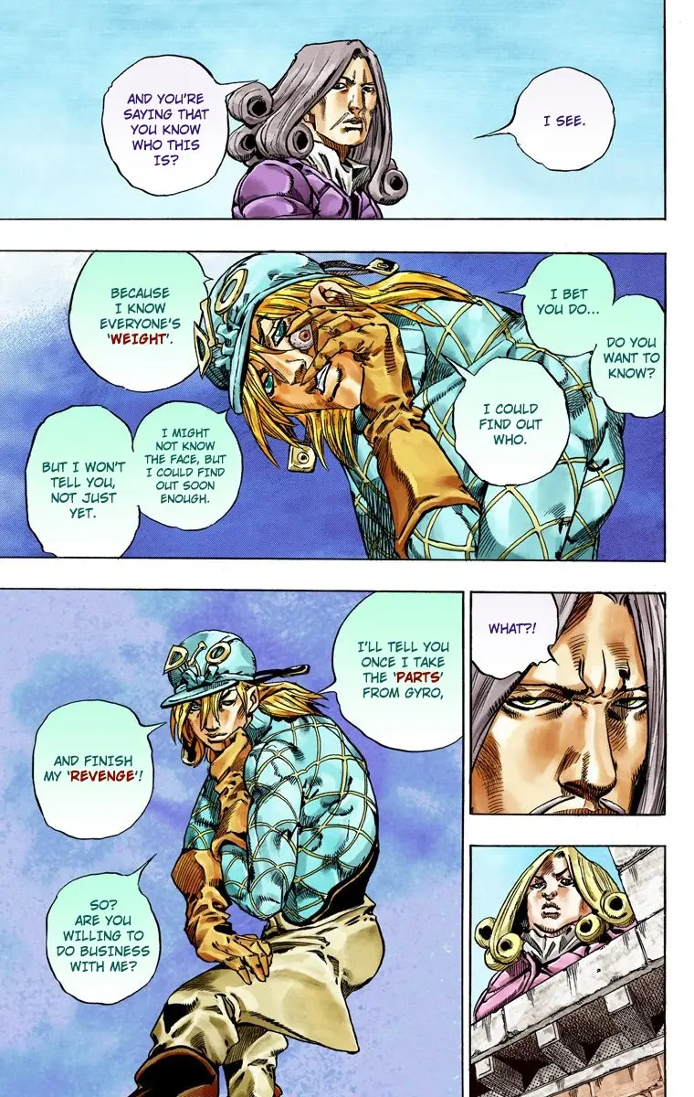 JoJo's Bizarre Adventure Steel Ball Run Colored Manga β Chapter 40 β Page 43