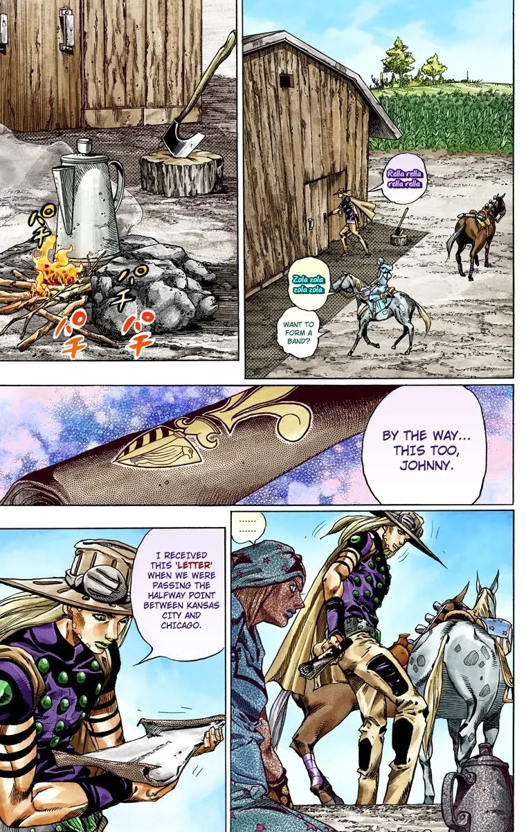 JoJo's Bizarre Adventure Steel Ball Run Colored Manga β Chapter 41 β Page 7
