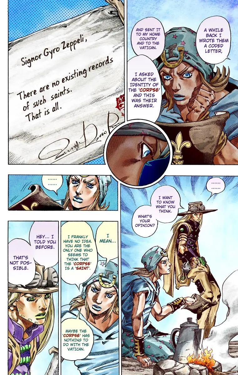 JoJo's Bizarre Adventure Steel Ball Run Colored Manga β Chapter 41 β Page 8