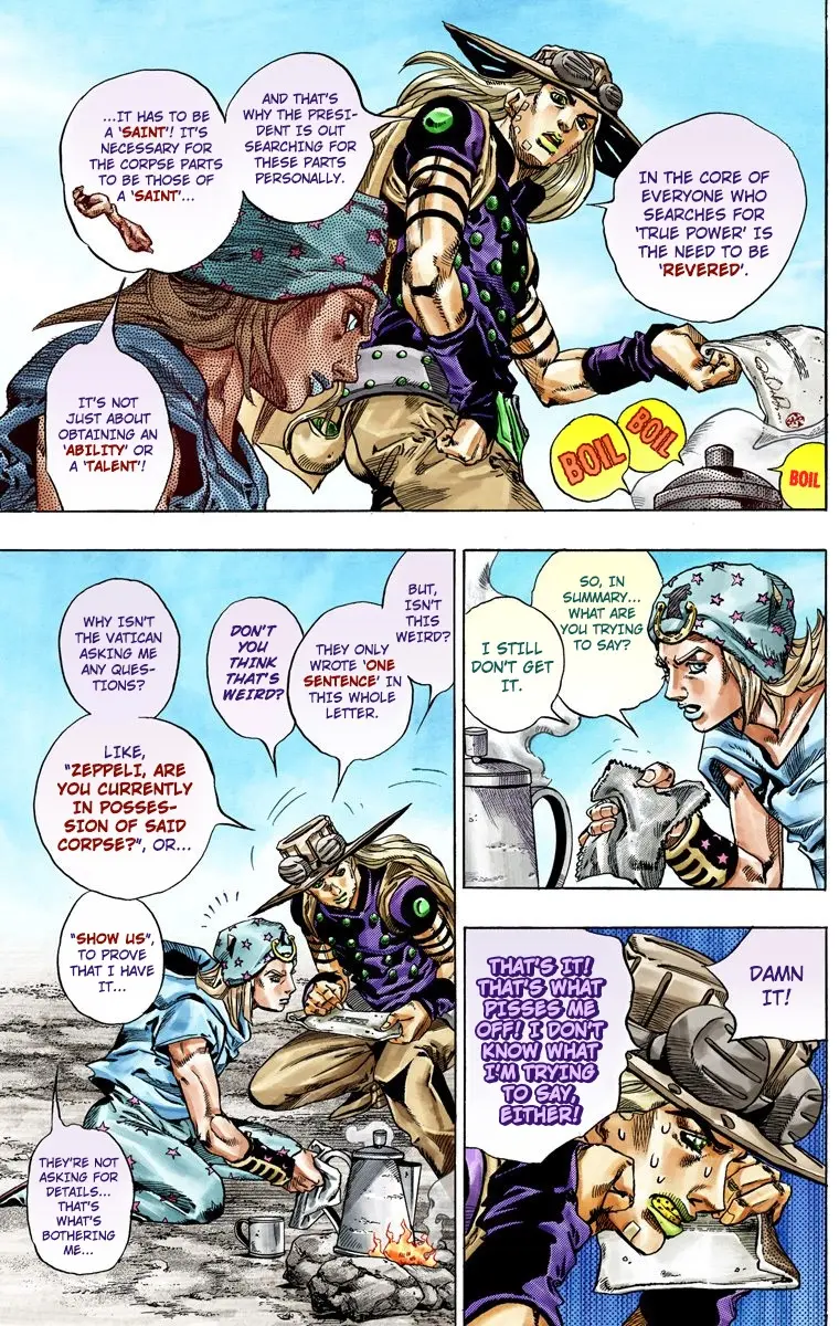 JoJo's Bizarre Adventure Steel Ball Run Colored Manga β Chapter 41 β Page 9