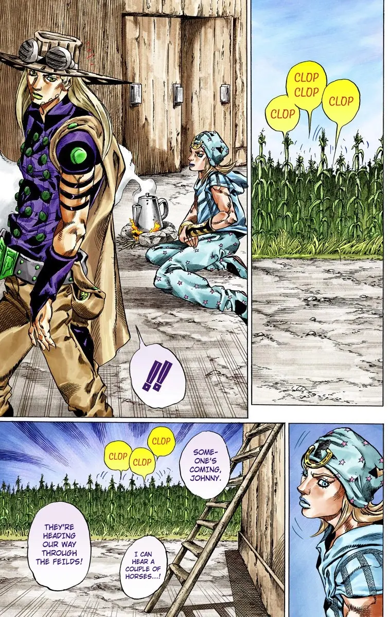 JoJo's Bizarre Adventure Steel Ball Run Colored Manga β Chapter 41 β Page 13