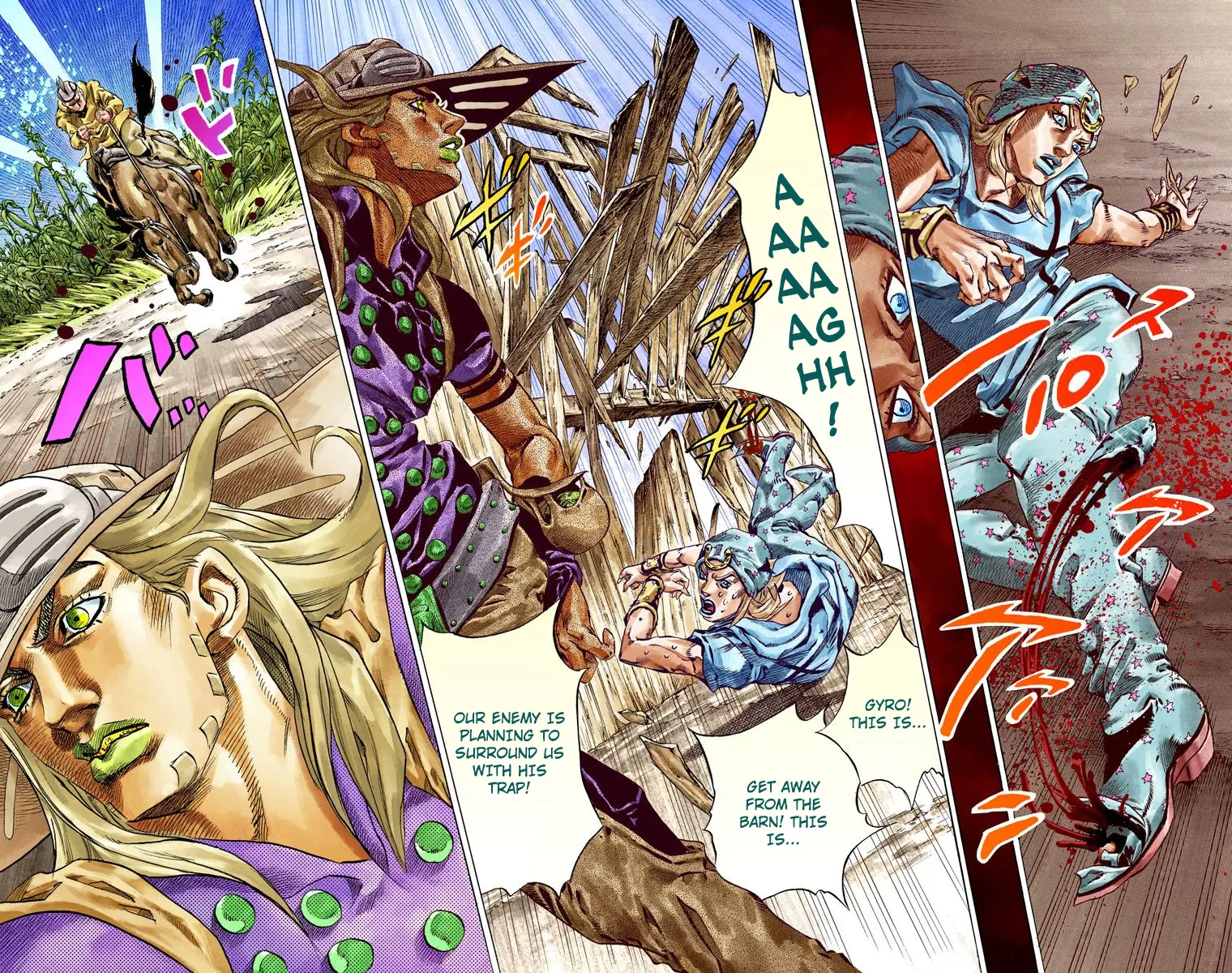 JoJo's Bizarre Adventure Steel Ball Run Colored Manga β Chapter 41 β Page 23