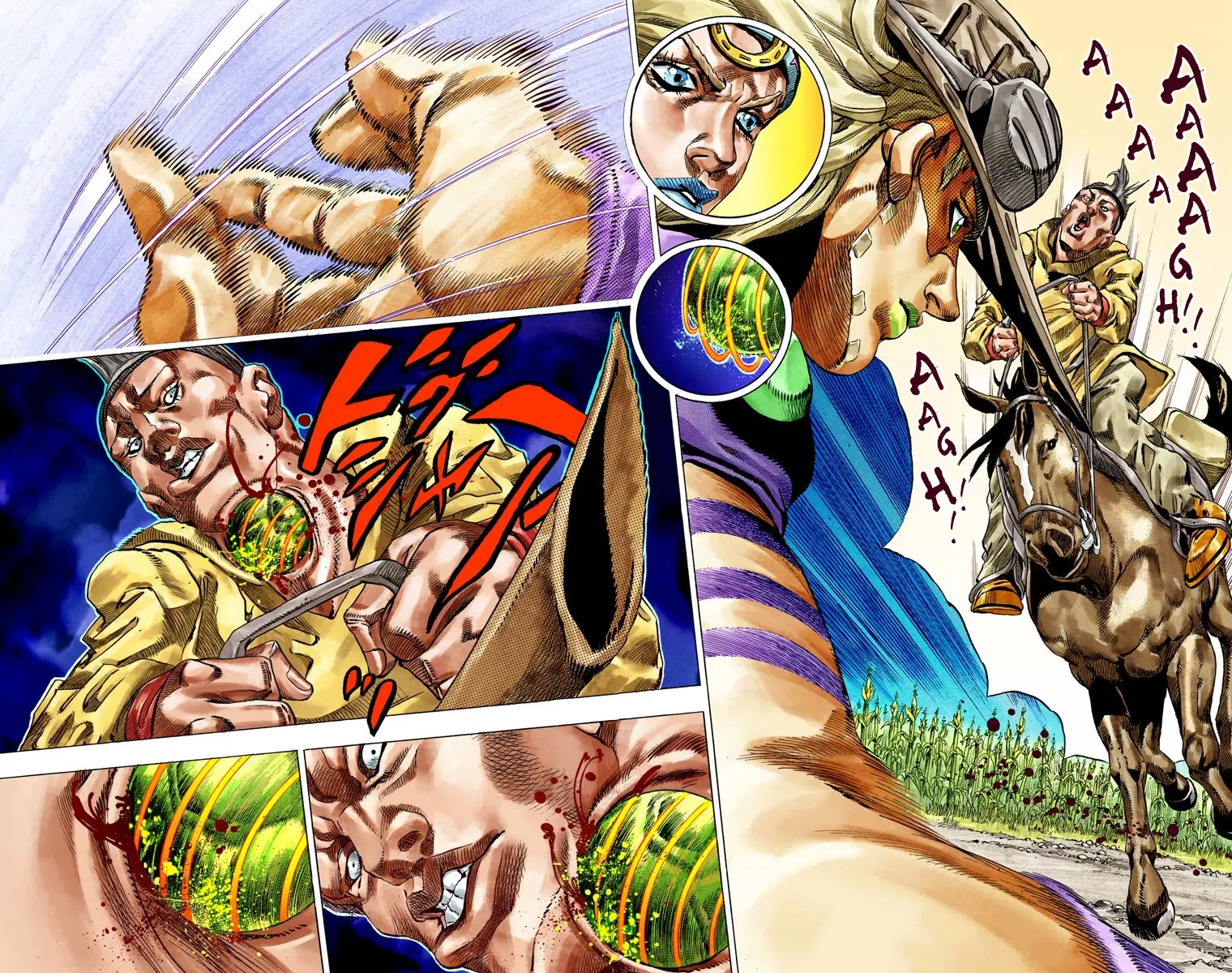 JoJo's Bizarre Adventure Steel Ball Run Colored Manga β Chapter 41 β Page 26
