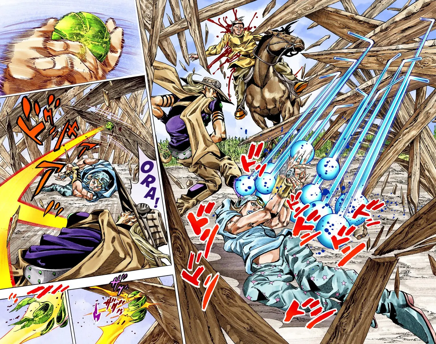 JoJo's Bizarre Adventure Steel Ball Run Colored Manga β Chapter 41 β Page 29