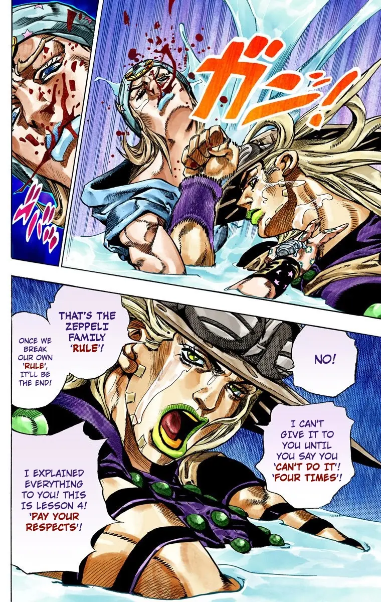 JoJo's Bizarre Adventure Steel Ball Run Colored Manga β Chapter 43 β Page 27