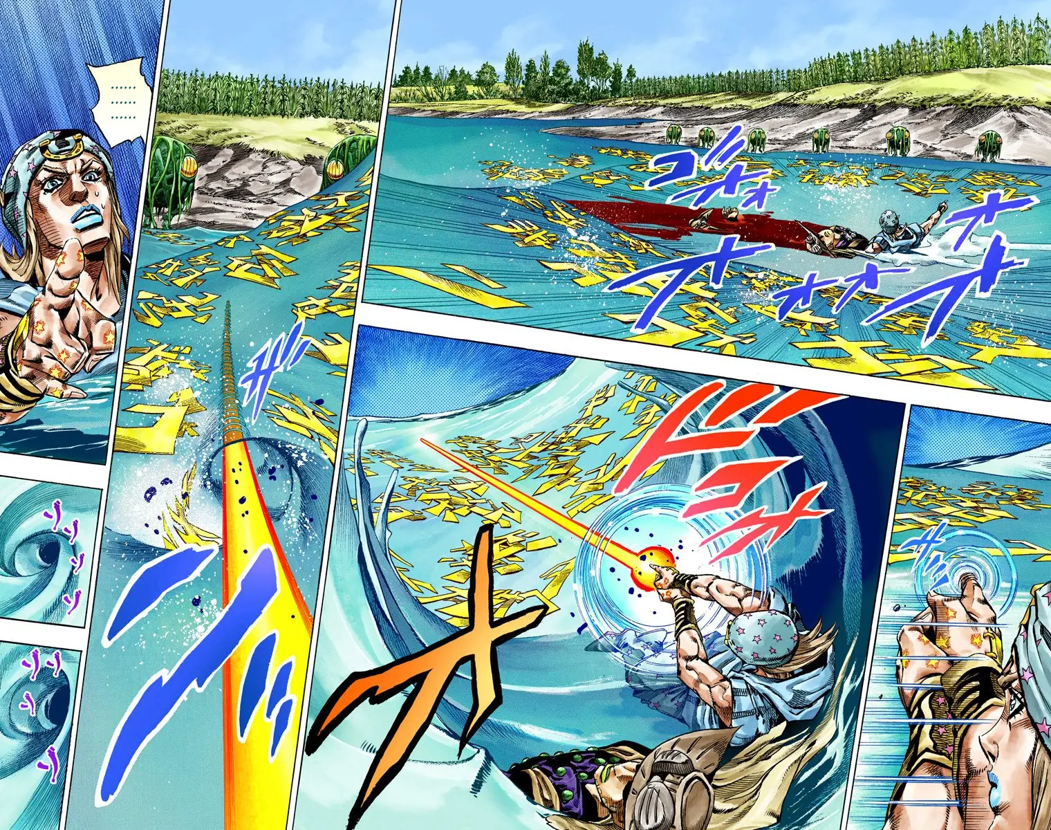 JoJo's Bizarre Adventure Steel Ball Run Colored Manga β Chapter 44 β Page 4