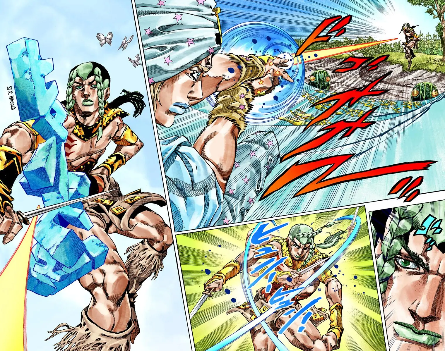 JoJo's Bizarre Adventure Steel Ball Run Colored Manga β Chapter 44 β Page 8