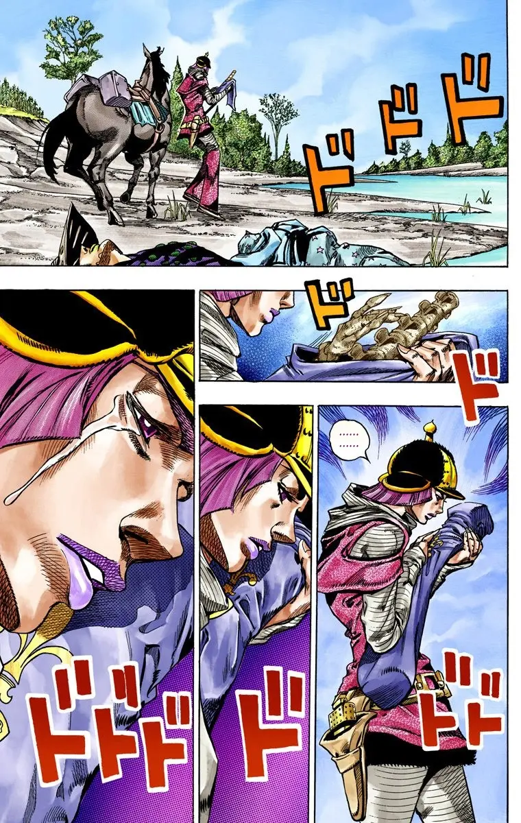 JoJo's Bizarre Adventure Steel Ball Run Colored Manga β Chapter 44 β Page 48