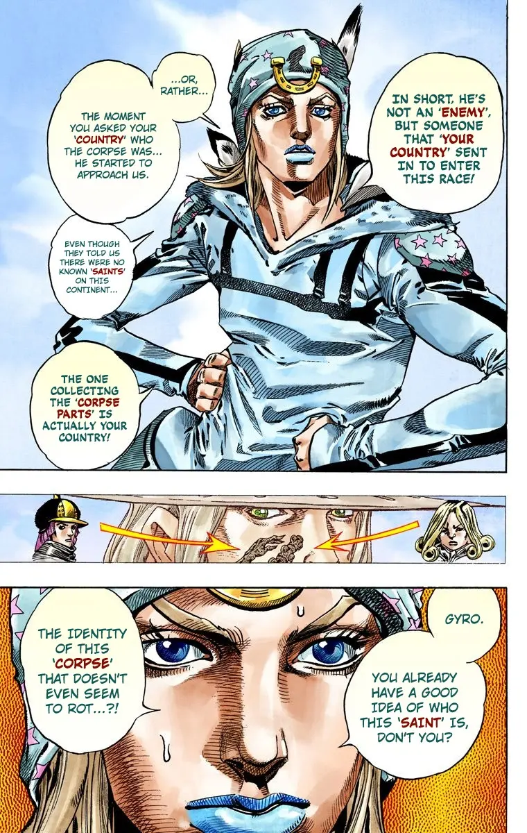 JoJo's Bizarre Adventure Steel Ball Run Colored Manga β Chapter 45 β Page 15