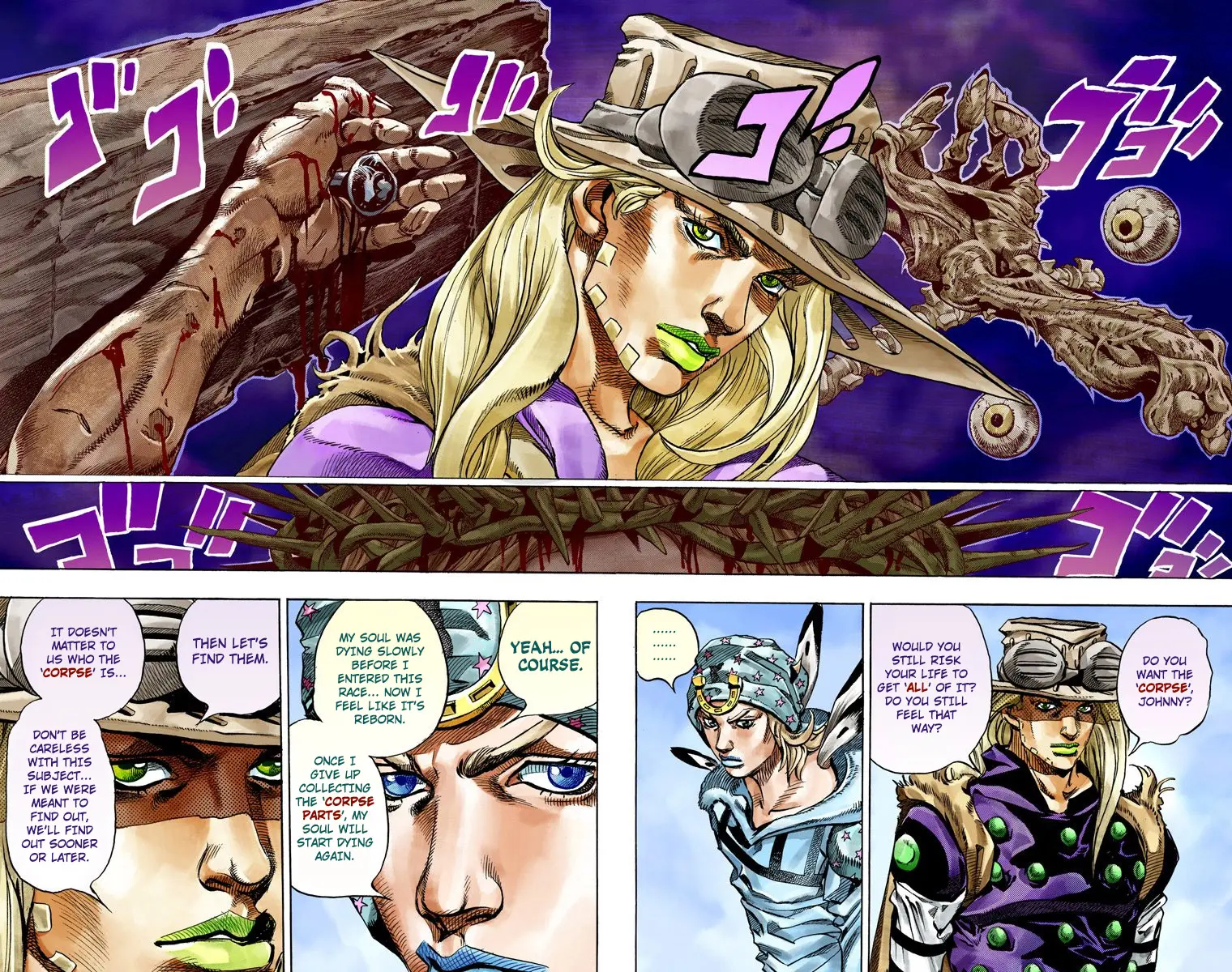 JoJo's Bizarre Adventure Steel Ball Run Colored Manga β Chapter 45 β Page 16