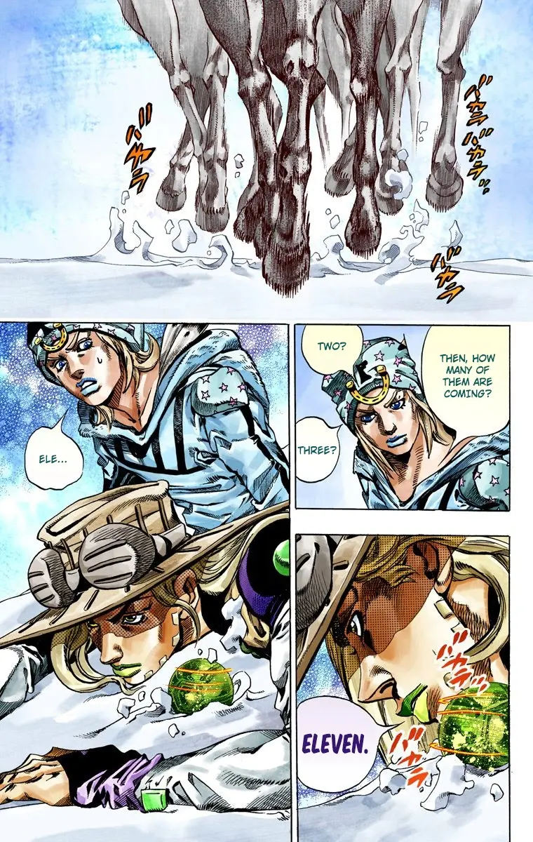 JoJo's Bizarre Adventure Steel Ball Run Colored Manga β Chapter 45 β Page 18