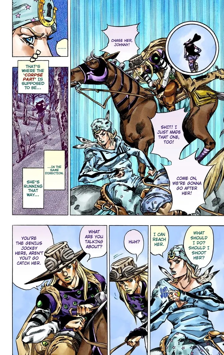 JoJo's Bizarre Adventure Steel Ball Run Colored Manga β Chapter 45 β Page 22