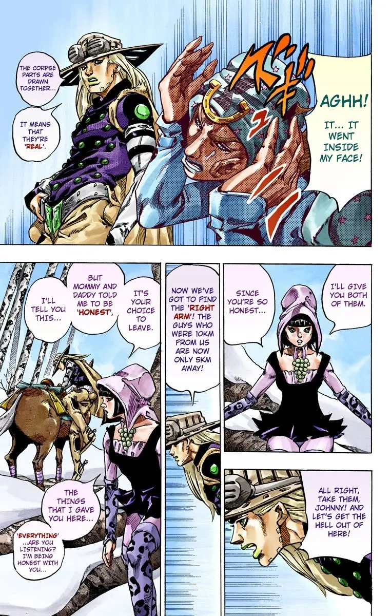 JoJo's Bizarre Adventure Steel Ball Run Colored Manga β Chapter 45 β Page 52