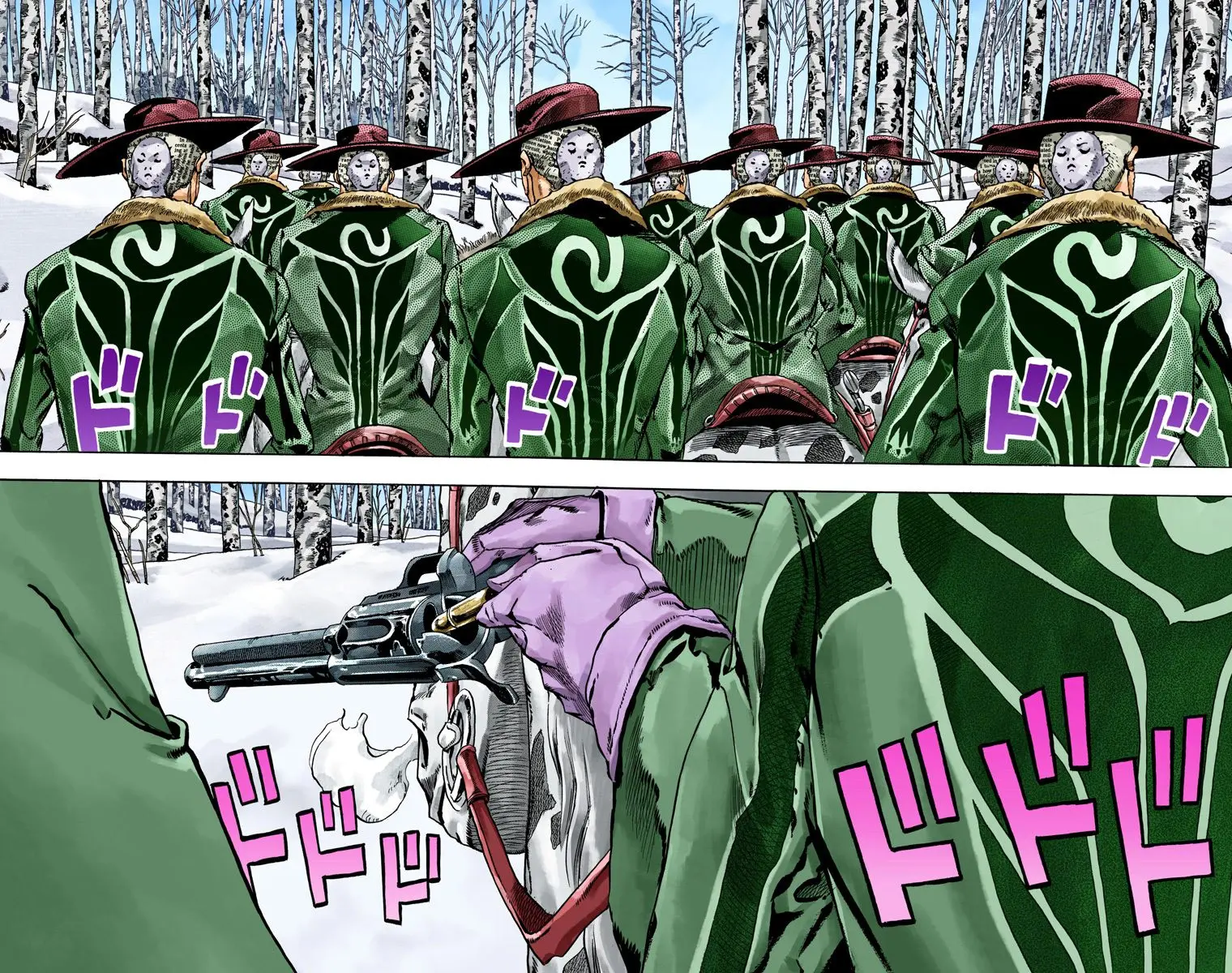 JoJo's Bizarre Adventure Steel Ball Run Colored Manga β Chapter 45 β Page 59