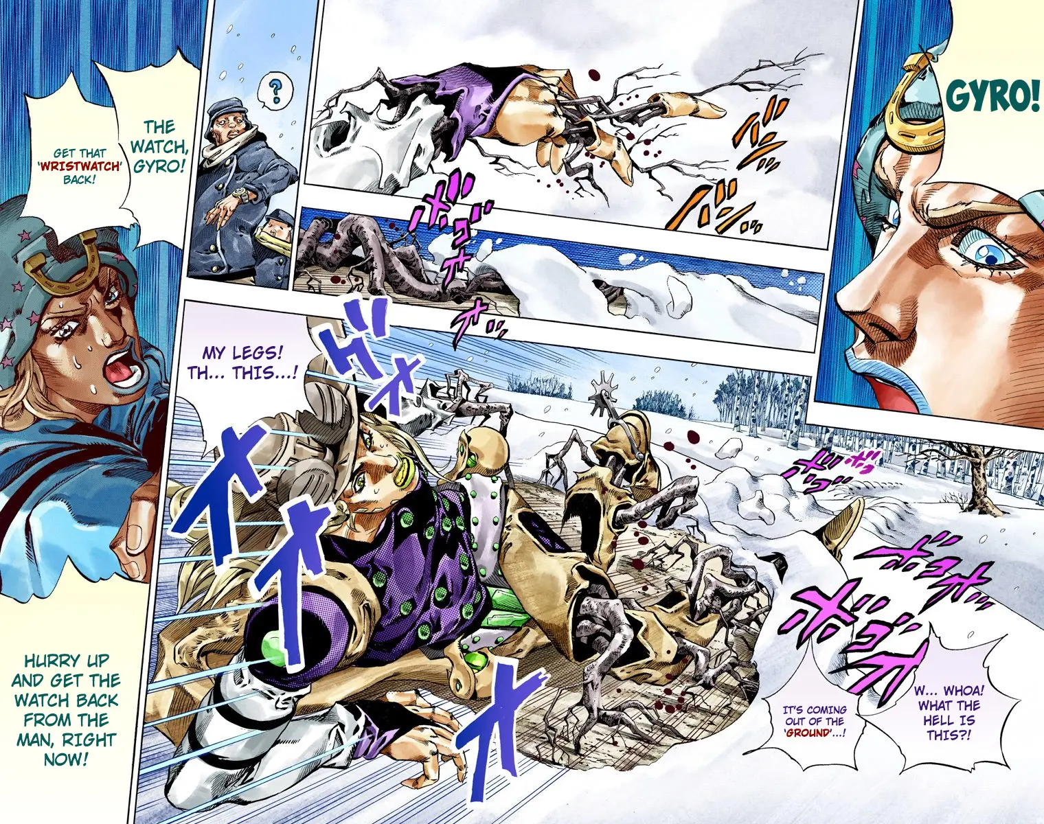 JoJo's Bizarre Adventure Steel Ball Run Colored Manga β Chapter 46 β Page 11