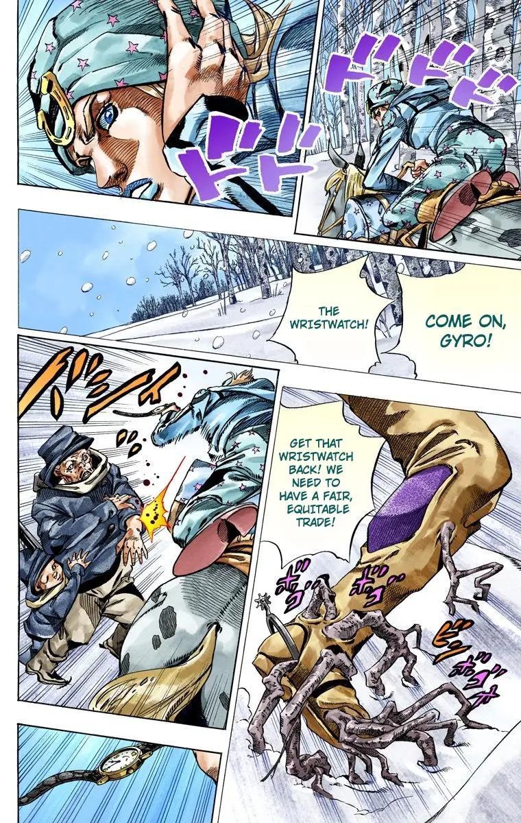 JoJo's Bizarre Adventure Steel Ball Run Colored Manga β Chapter 46 β Page 15