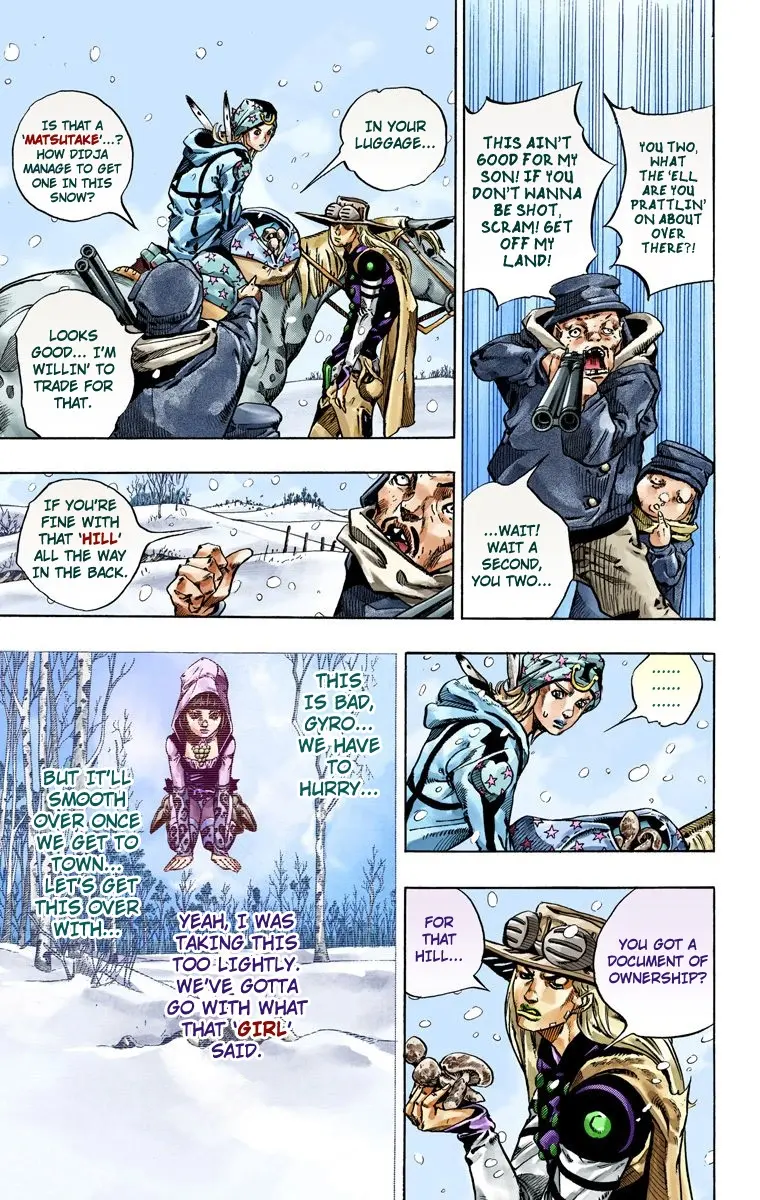 JoJo's Bizarre Adventure Steel Ball Run Colored Manga β Chapter 46 β Page 18