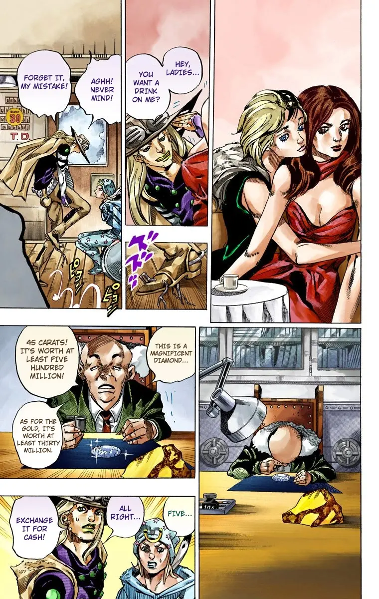 JoJo's Bizarre Adventure Steel Ball Run Colored Manga β Chapter 46 β Page 21