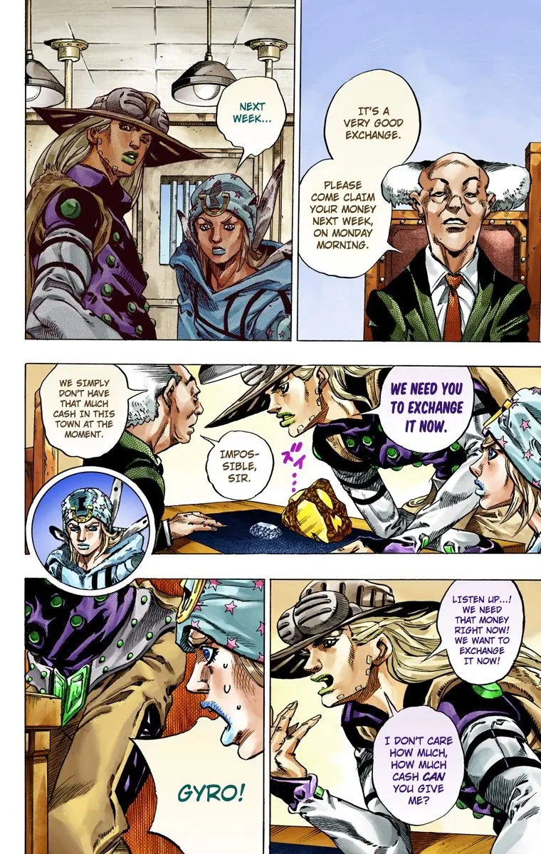 JoJo's Bizarre Adventure Steel Ball Run Colored Manga β Chapter 46 β Page 22
