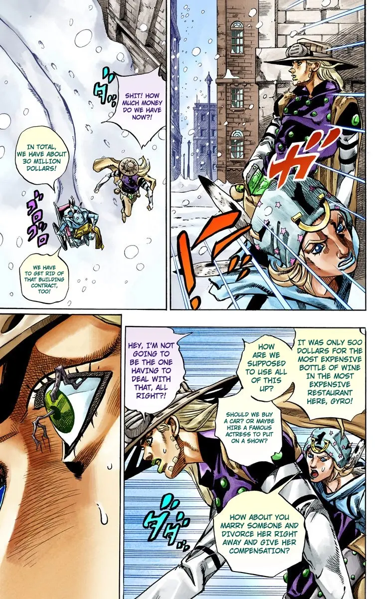 JoJo's Bizarre Adventure Steel Ball Run Colored Manga β Chapter 46 β Page 29