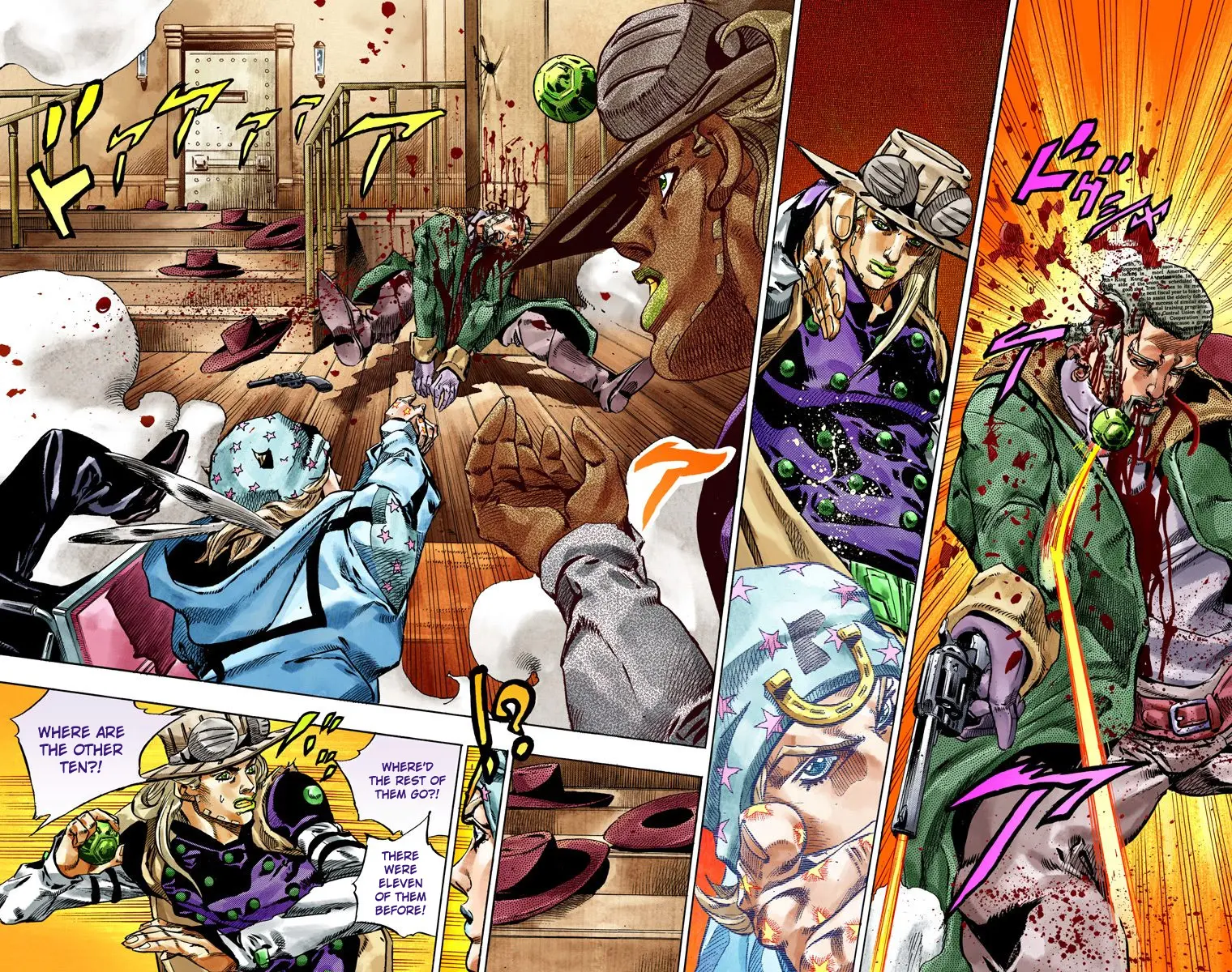 JoJo's Bizarre Adventure Steel Ball Run Colored Manga β Chapter 46 β Page 51