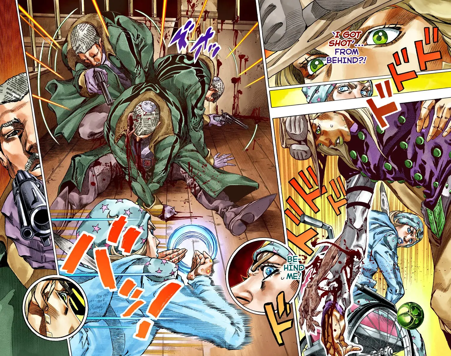 JoJo's Bizarre Adventure Steel Ball Run Colored Manga β Chapter 47 β Page 3
