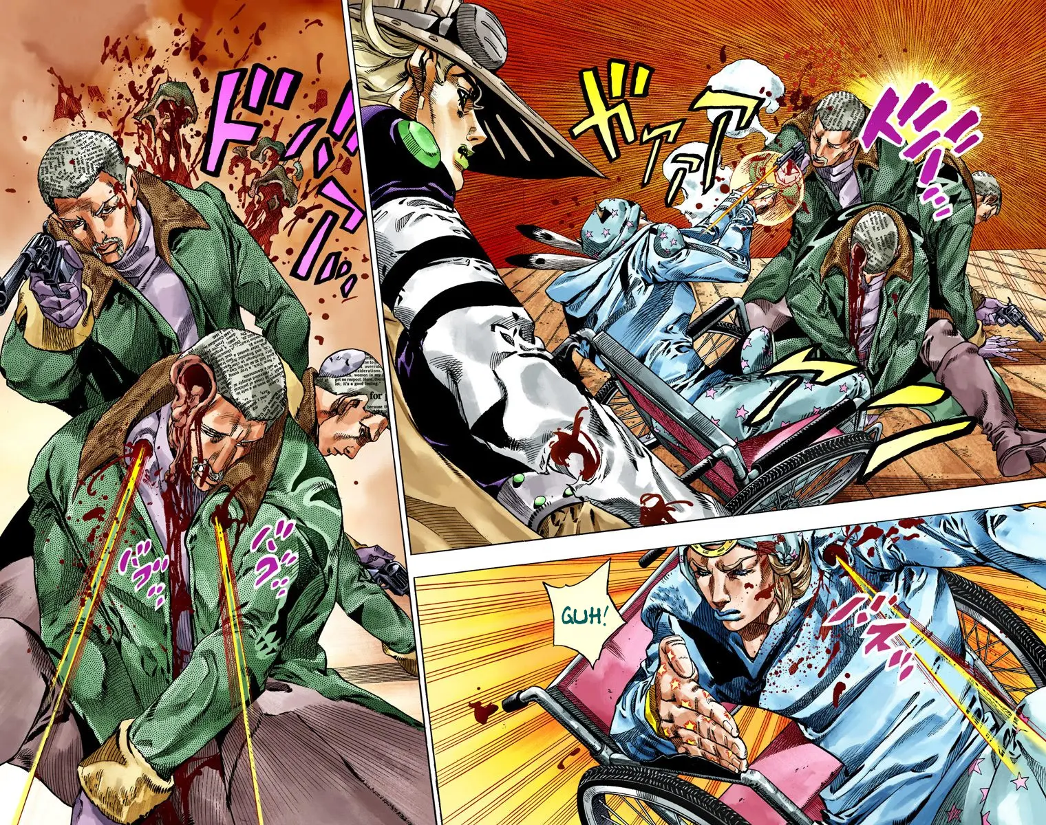 JoJo's Bizarre Adventure Steel Ball Run Colored Manga β Chapter 47 β Page 4