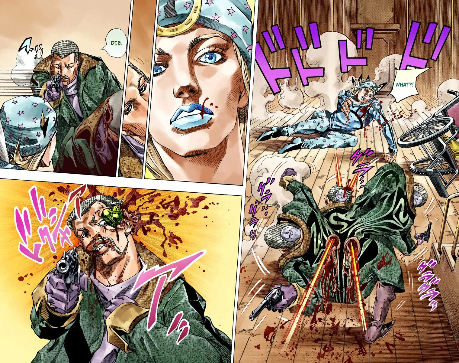 JoJo's Bizarre Adventure Steel Ball Run Colored Manga β Chapter 47 β Page 5