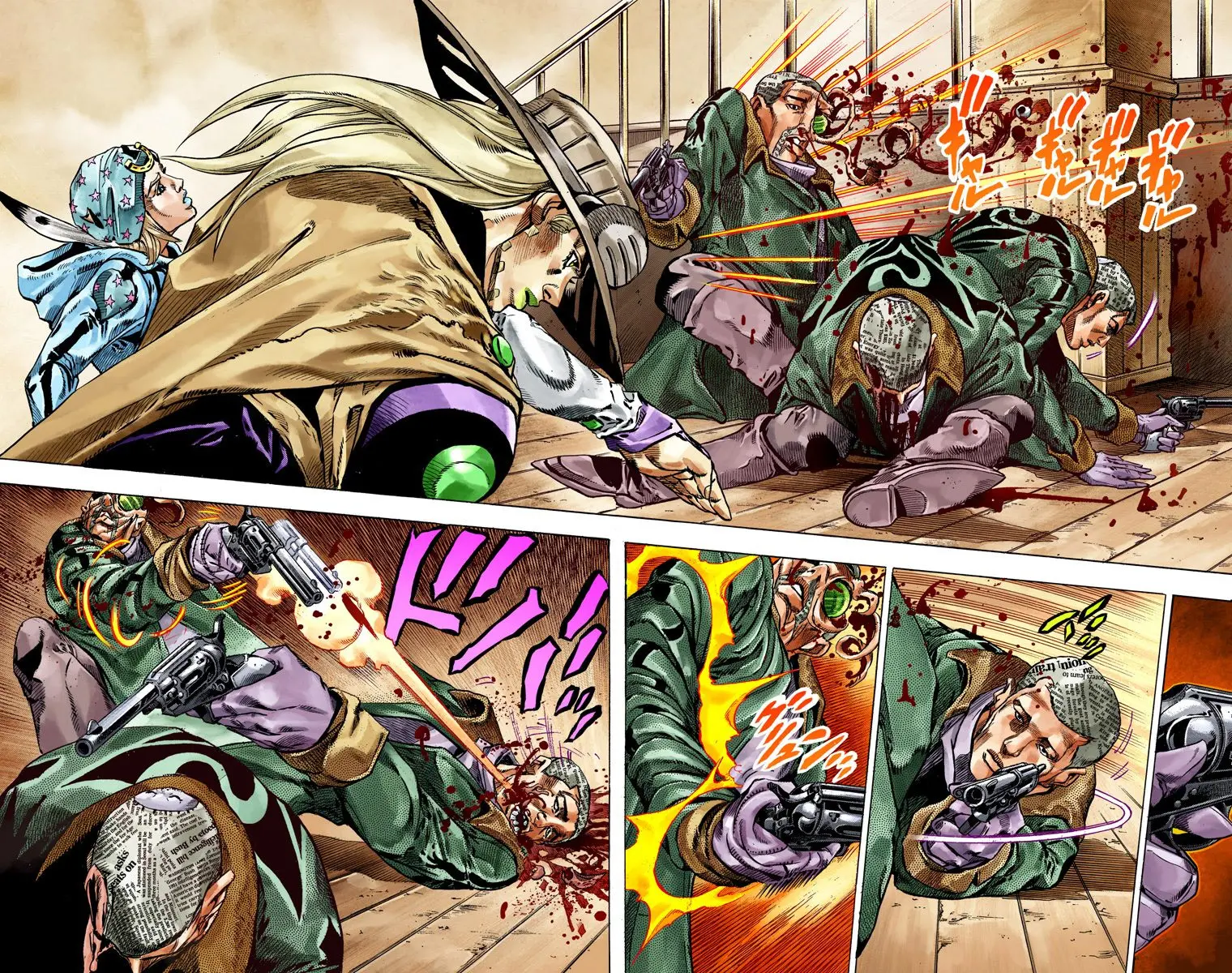 JoJo's Bizarre Adventure Steel Ball Run Colored Manga β Chapter 47 β Page 6