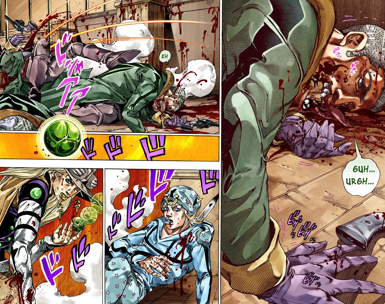 JoJo's Bizarre Adventure Steel Ball Run Colored Manga β Chapter 47 β Page 7